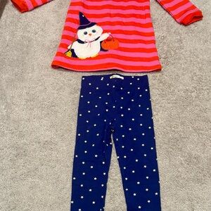 Mini Boden Pink and Blue Kids Matching Set 3-4y